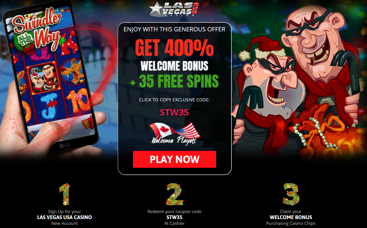 400% WELCOME BONUS +
                                              35 FREE SPINS