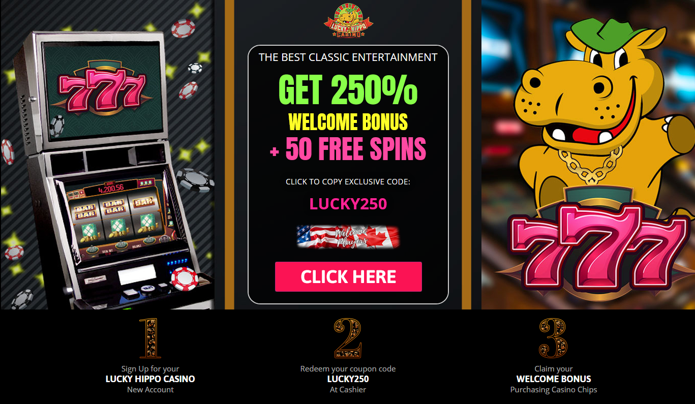 250% WELCOME BONUS + 50 FREE SPINS