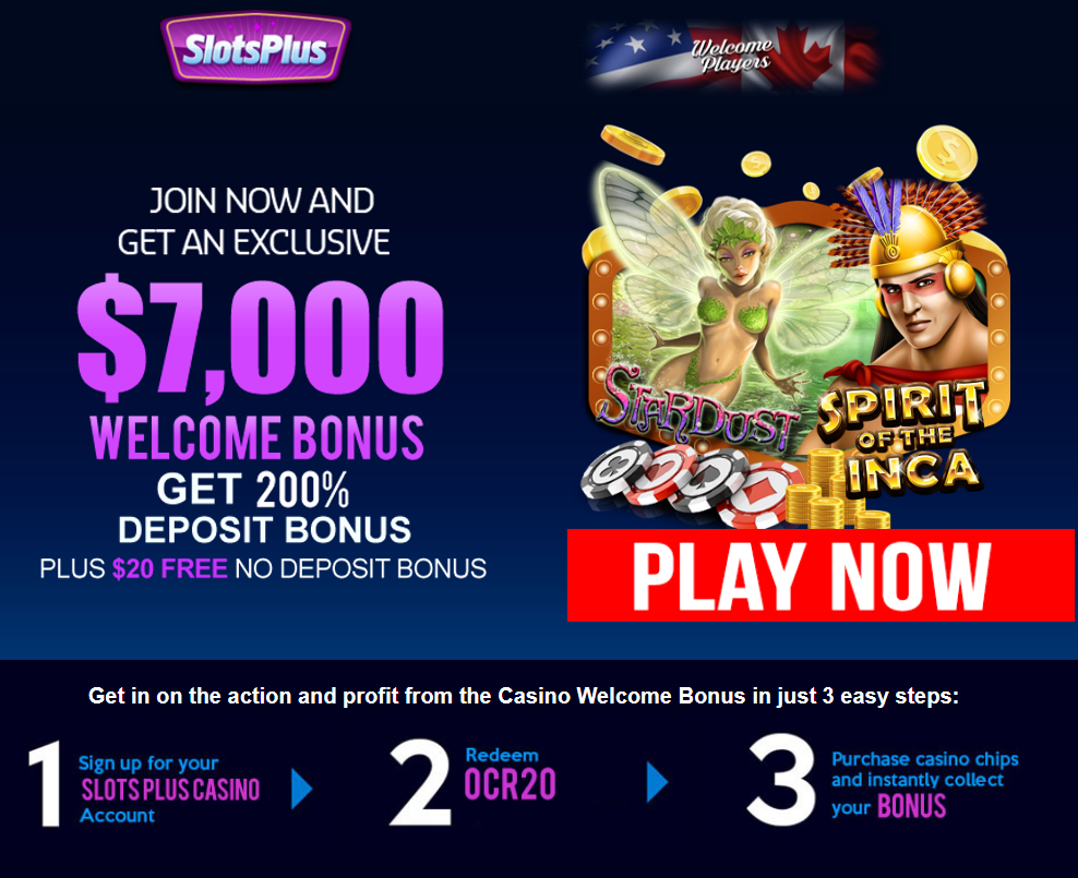 Slots Plus Casino-Welcome Bonus
