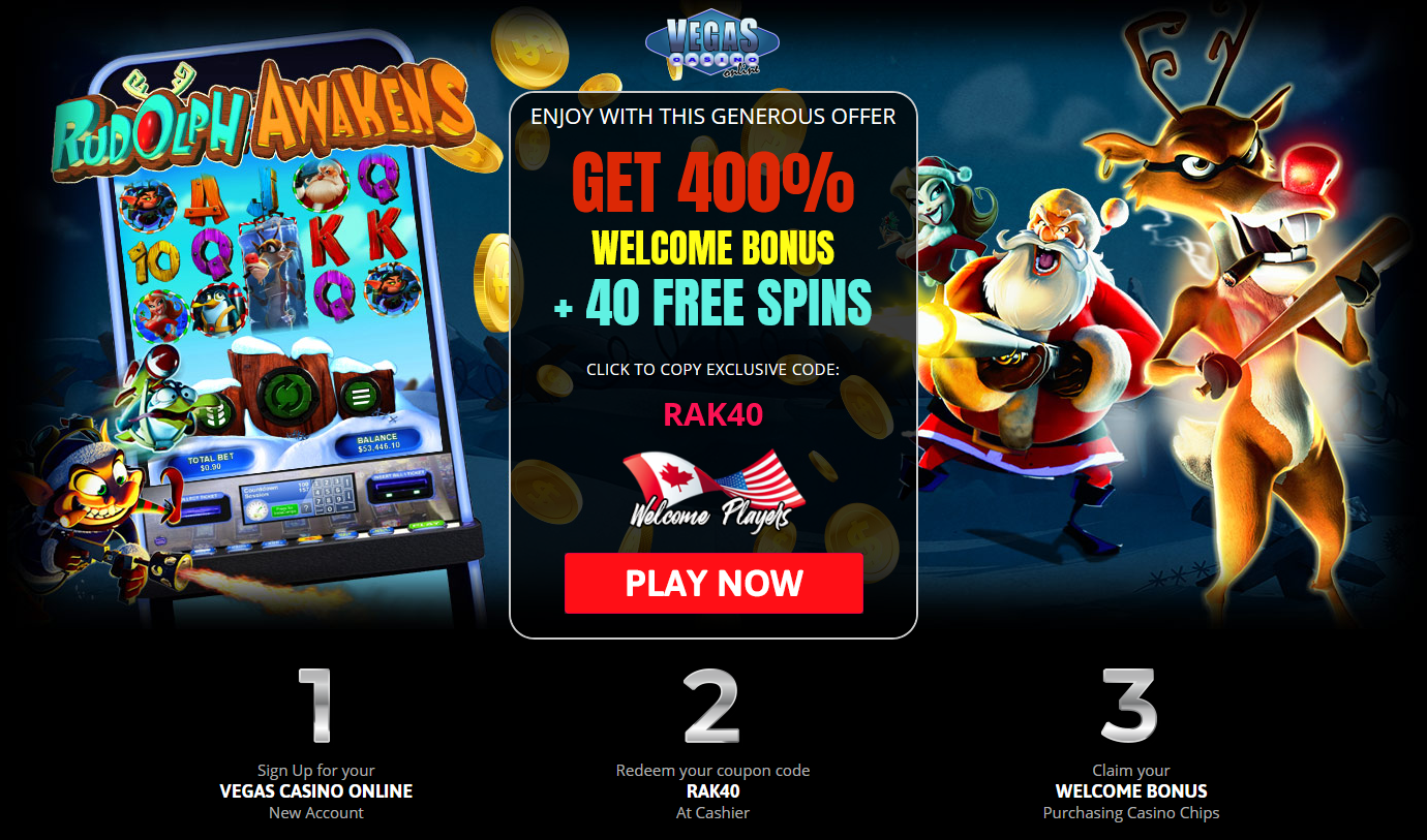 400% WELCOME BONUS | + 40 FREE
                                                    SPINS